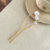 Elegant Pearl U-shaped Hairpin for Women - New Chinese Style Updo Accessory 2025