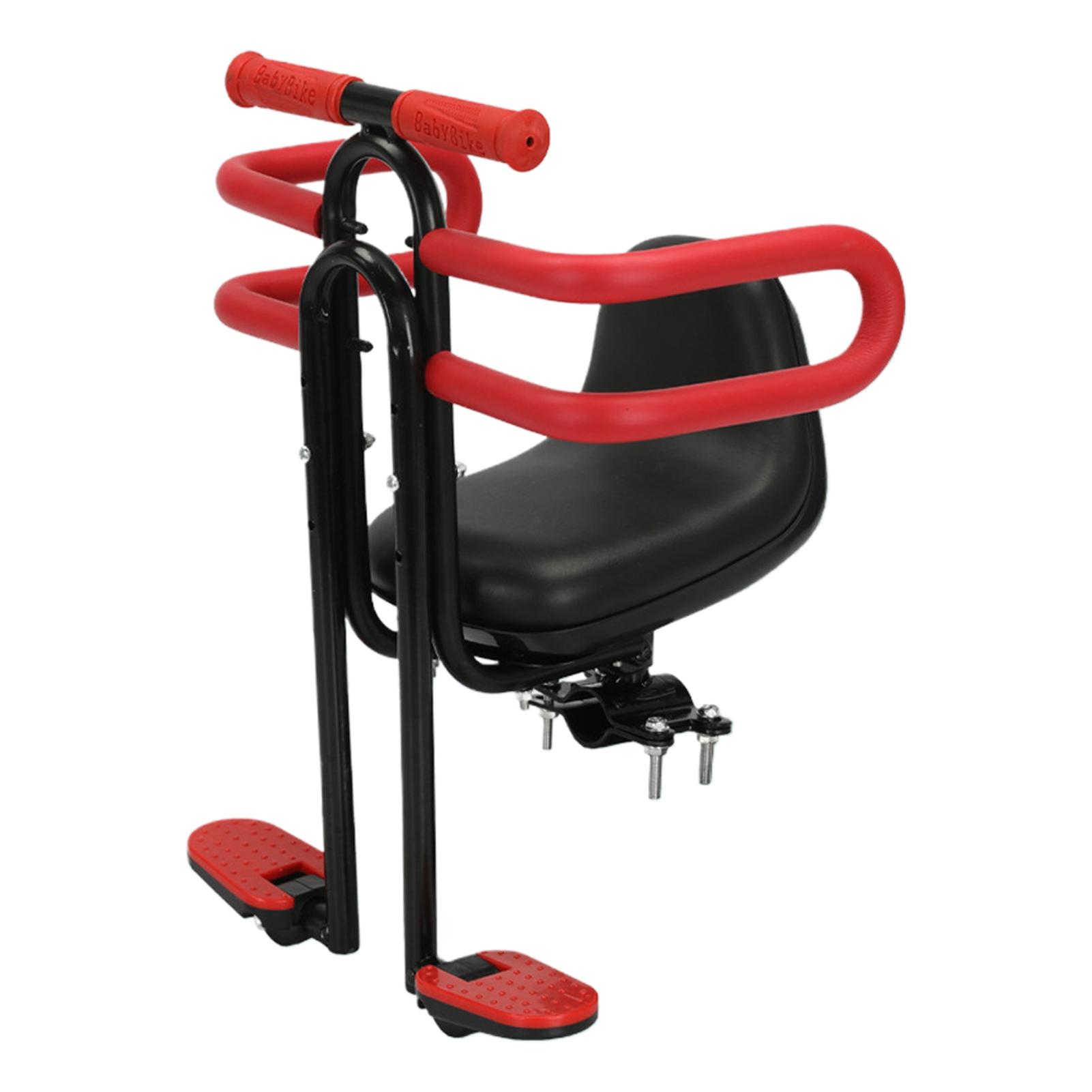 Переднее детское сиденье для велосипеда Переднее детское сиденье с ограждением и подставкой для ног