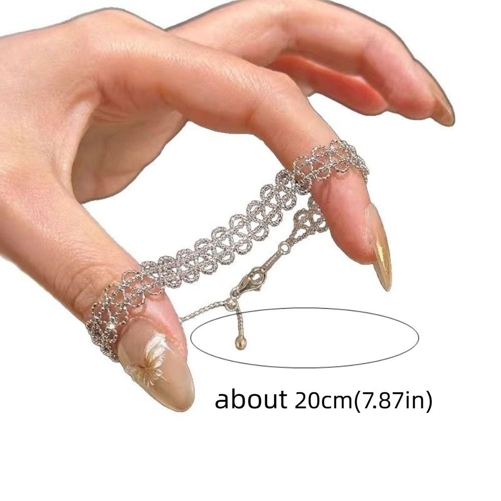 Elegant Metal Lace Bracelet Exquisite Metal Jewelry Creative Fashion Bracelet Fashion Jewelry