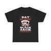 Eat Sleep Blackjack Repeat Graphic T Shirt Casino Unisex Heavy Cotton Tee