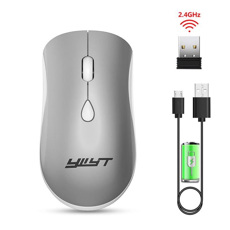 Ywyt G864 Wireless Gaming Mouse Rechargeable Portable 2.4g Usb Interface 2400dpi Adjustable Silent