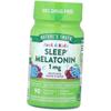 Melatonin for Children, Just 4 Kidz Sleep Melatonin 1, Nature's Truth  90tabs Grape (72509015)