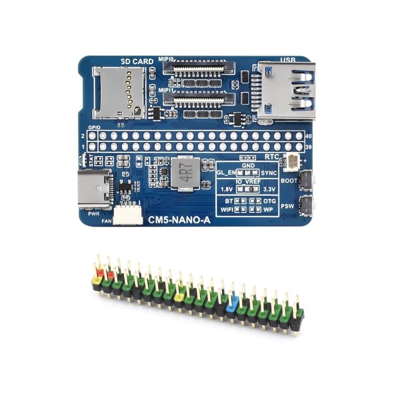 

Miniature Expansion Board Compatibles Multiple Interfaces for Compute Module 5 Projects Same Size As CM5 1
