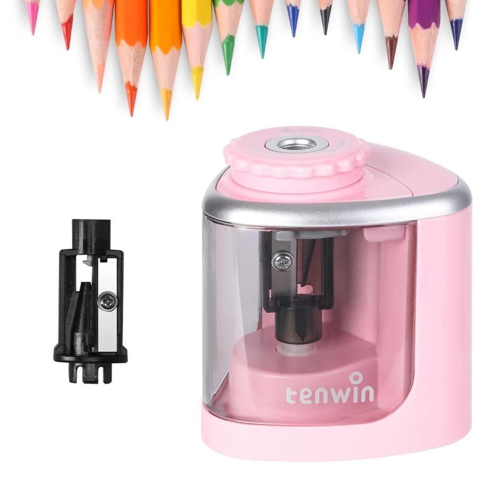 Portable Electric Pencil Sharpeners for Kids Blade to Fast Sharpen Suitable for Classroom Office School Pencil Sharpener