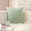 Corduroy Splicing Pillow Cover Living Room Sofa Cushion Solid Color Waist Pillow Pillow Cover