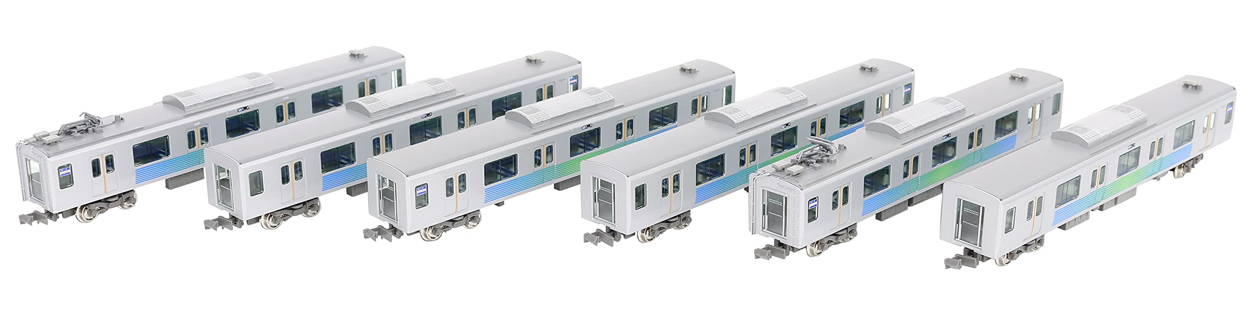 

Зеленый Max N Gauge Seibu 30000 Series 30104 промежуточный вагон набор для дополнения 30996 железнодорожная модель поезда (Линия Икэбукуро, формирование) 6-вагонный (нет власти) жёлтый