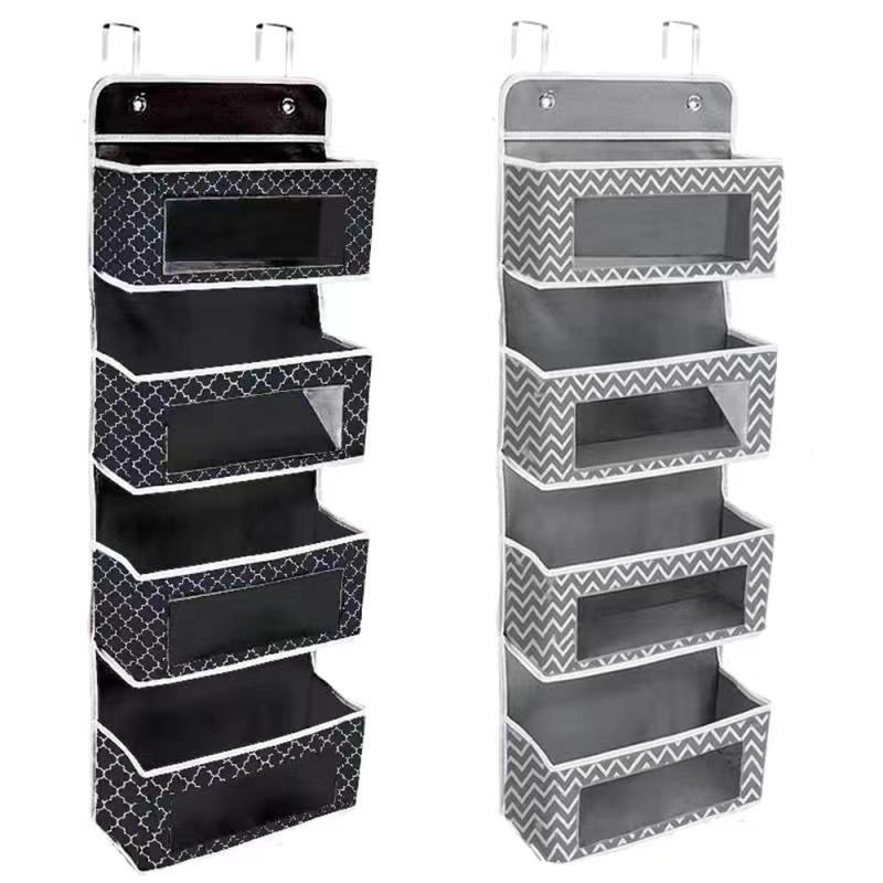 Hanging Fabric Wardrobe Door Storage Bag for Clothing