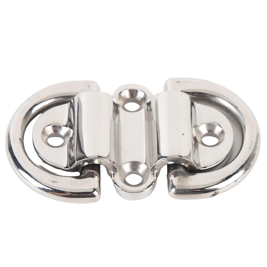 Boat D Type Connector 316 Stainless Steel Strong Load Bearing Multifunctional Boat Ring Connector Hook for Marine Yacht