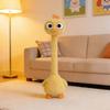 Funny Design Giraffe Bag Pendant White Color Pink Pig Plush Pendant  Gift For Girls