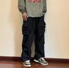Streetwear Spring Summer Cargo Pants Men Harajuku Casual Men's Pants Elastic Waist Wide Leg Joggers