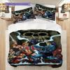 Heman Masters Universe Threepiece Set 1 Duvet Cover 2 Pillowcase Without Core Bedding Set Christmas Birthday Gift Soft And Comfortable