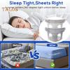 Lock Sheet Holders Secure Bed Sheets Clips Heavy Duty Mattress Straps Fitted Sheet Fasteners for Keeping Sheets Firm And Tight