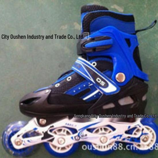 Auto-Adjusting PVC Wheels Children s Inline Roller Skates, Model 80031 Red