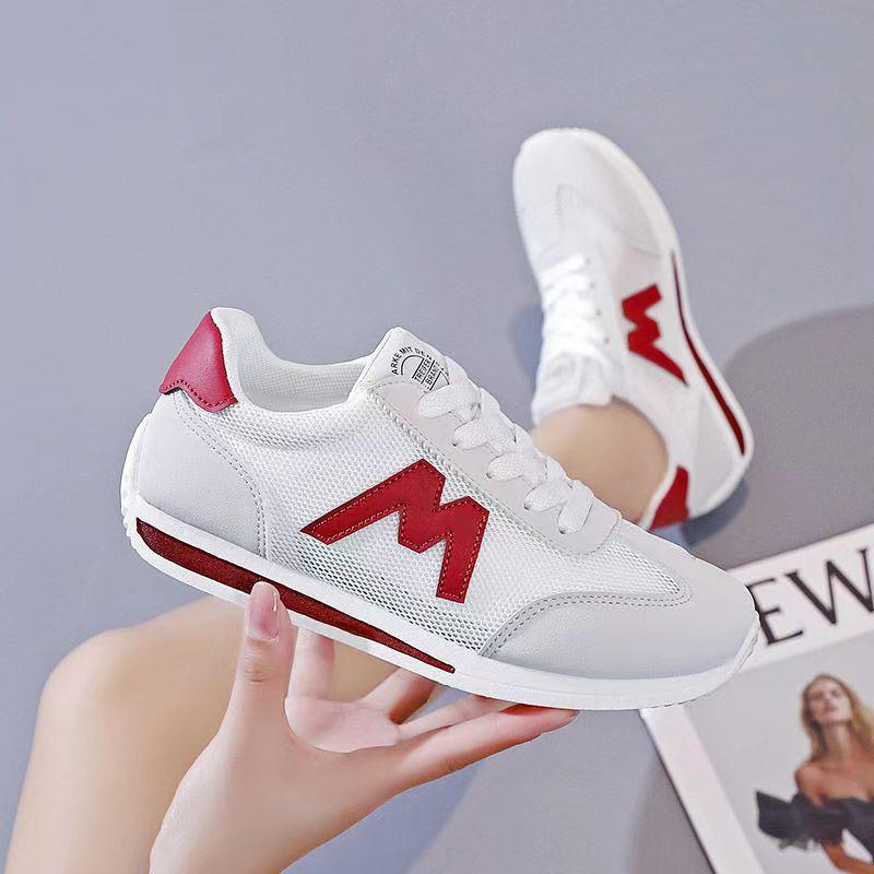 Fashion 2024 Tennis Shoes Round Head Deep Mouth Sneakers Light Versatile Breathable Cross Lace Casual Sports White Shoes Forrest Gump