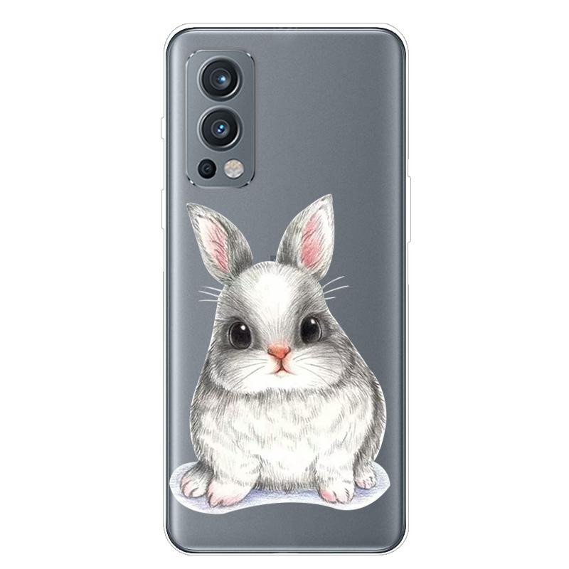 Für OnePlus Nord 2 5G Hülle TPU Silikon Weich Cartoon Transparent Hülle für One Plus Nord 2 5G Handyhülle Nord2 5G Transparente Coque