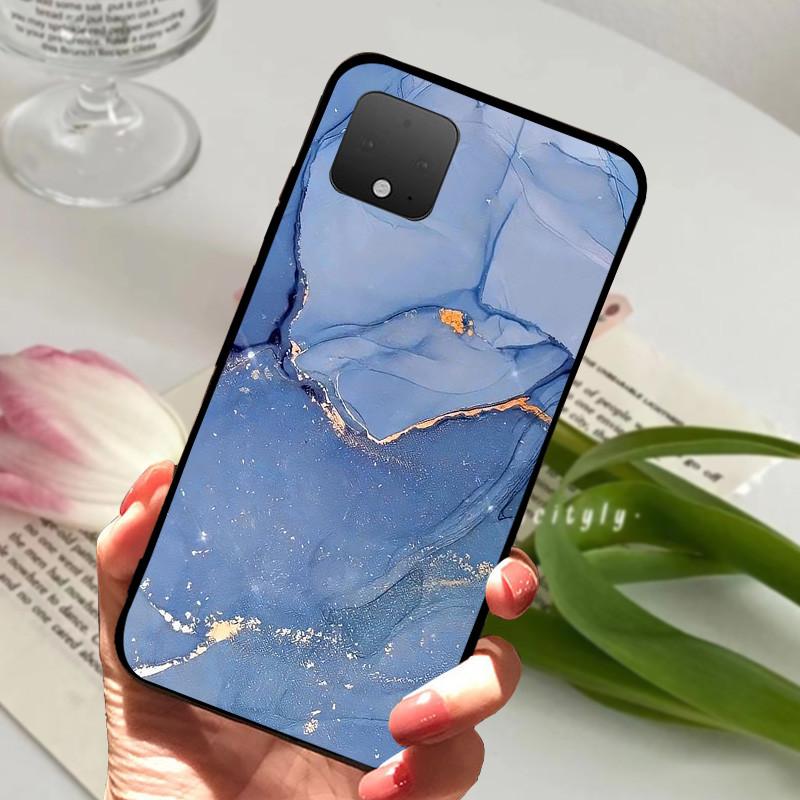 Case For Google Pixel 4A 5G Silicone Soft TPU Black Phone Cover For Google Pixel 5 XL 5G Protective Fundas Cases Luxury Coque