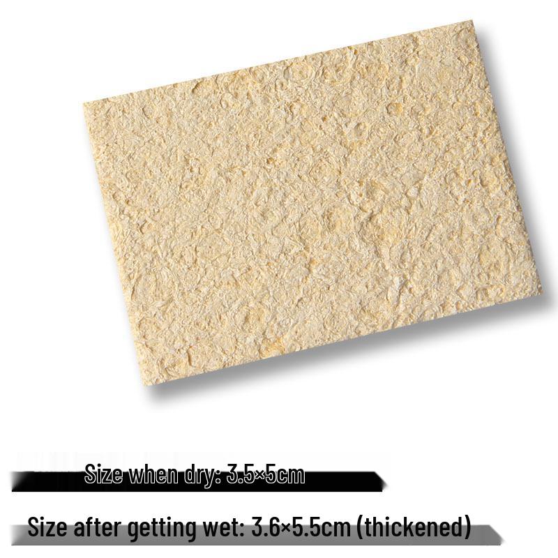 

Compressed Heat-Resistant Soldering Iron Sponge for Tip Maintenance and Tin Removal