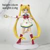 Sailor Moon Anime Tsukino Usagi Chibiusa Actionfiguren Sammlung Modellauto Kuchen Dekoration Ornament Spielzeug Geschenke Beweglich Gelenkig Maßstab Detailliert