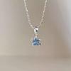 Blue Star Necklace - Women's Luxury Five-Pointed Star Clavicle Chain, Perfect Gift for Girlfriend or Best Friend.