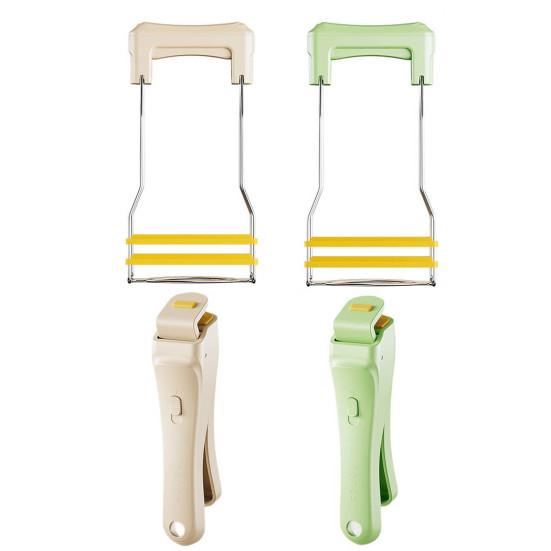 Anti-scalding Dish Tweezers Clip Holder Heat-Resistant Pan Gripper Secure Grip