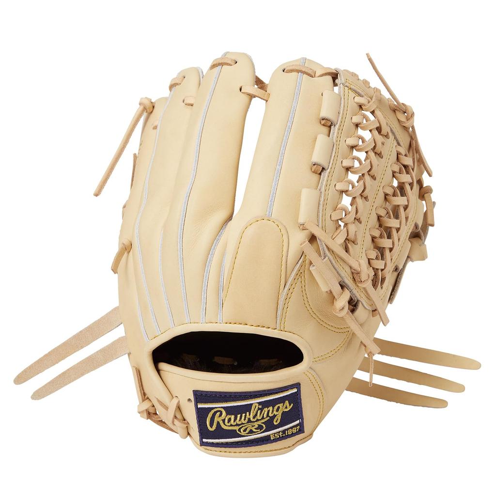Rawlings Baseball Hardball High School Baseball Youth HOH UTILITY Size worn on right Glove, Entry-Level Model, Glove, GH4HUN64, Camel, 11.5cm