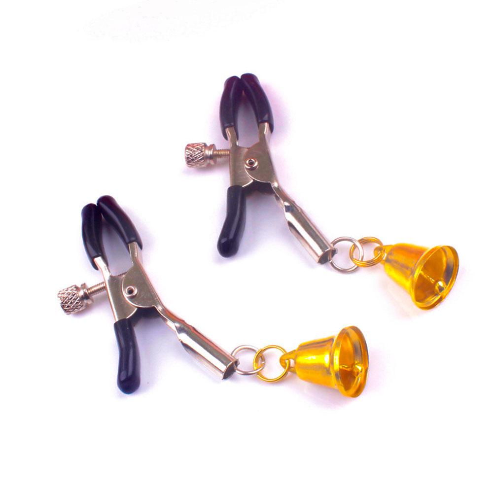 Nipple Clips Jingle Bells Labia Sex Shop Breast Sex Toys Clit Breast Clip Shameless Shaking Stimulate Papilla Christmas Gifts