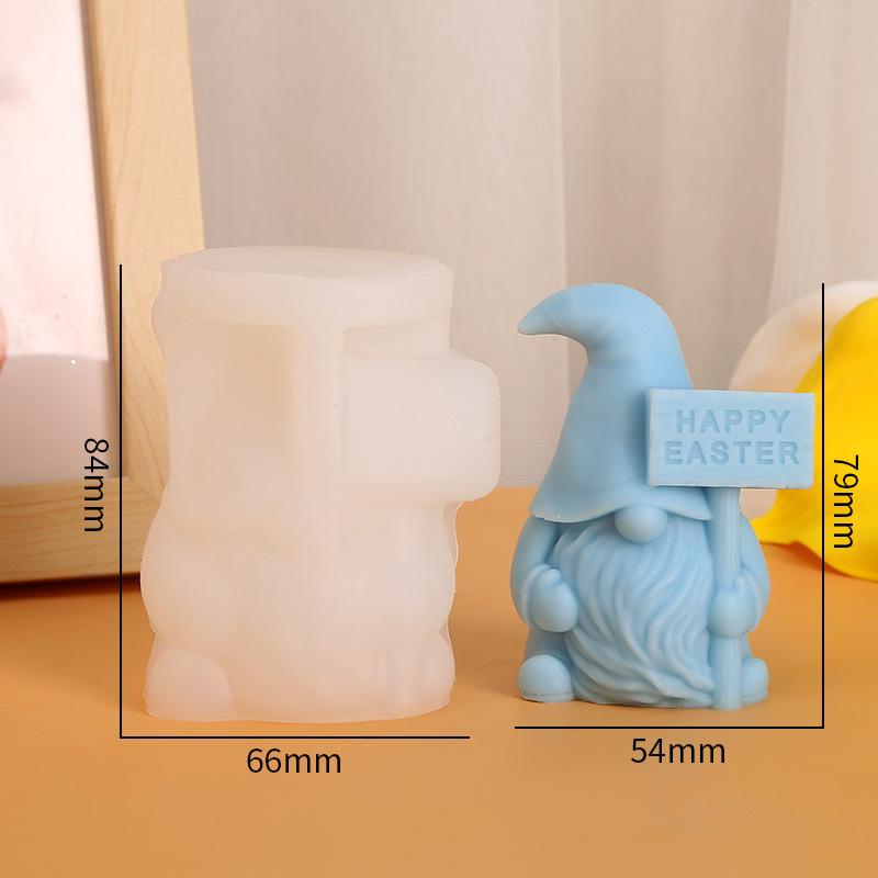 

Силиконовая форма Дед Мороз Силиконовая форма Сделай сам Мыло ручной работы Ароматическая свеча Диорама Гном Форма для выпечки Рождественское украшение