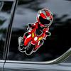 Kinder Fahren Motorräder Autoaufkleber Wasserdichte Vinyl-Abziehbilder Auto Karosserie Fenster Stoßstange Dekor Motorradhelm Aufkleber TM141