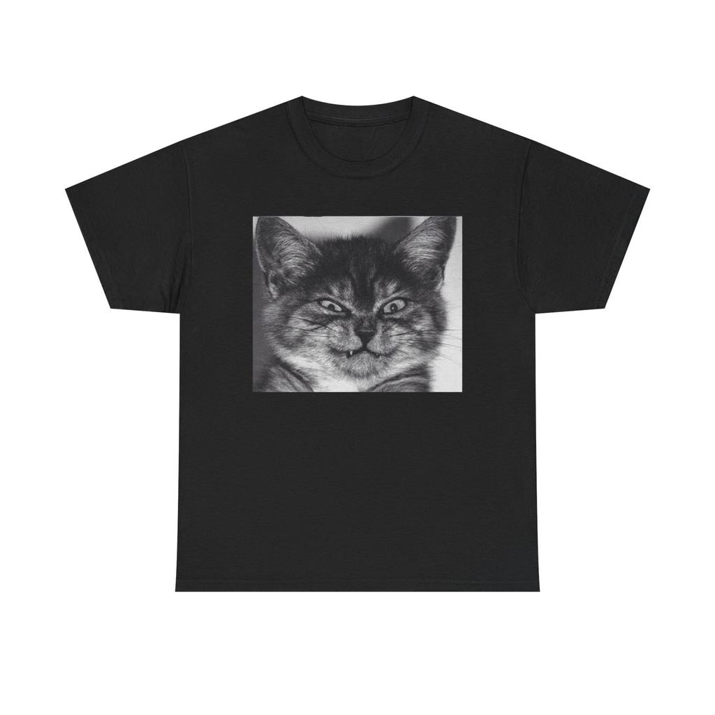 Funny Cat Face Graphic T Shirt Unisex BRAND NEW Cotton Tee