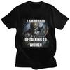 I Am Afraid of Talking To Women Funny T Shirt Hard Skeleton Meme Men Women T-shirts  Cotton Casual Oversized T-Shirt Streetwear