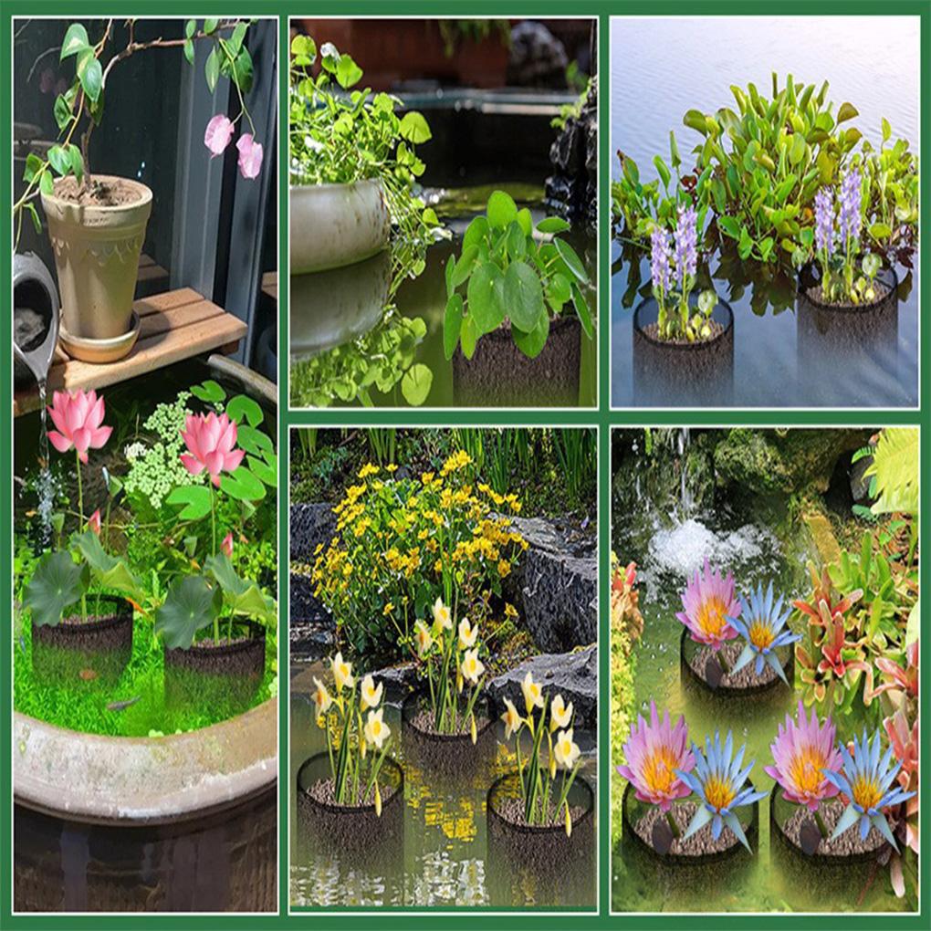 4PCS/SET Planting Reusable Breathable Basket Container Plant Bags, Sturdy and Material for Vegetables Fruits Seedlings Circular