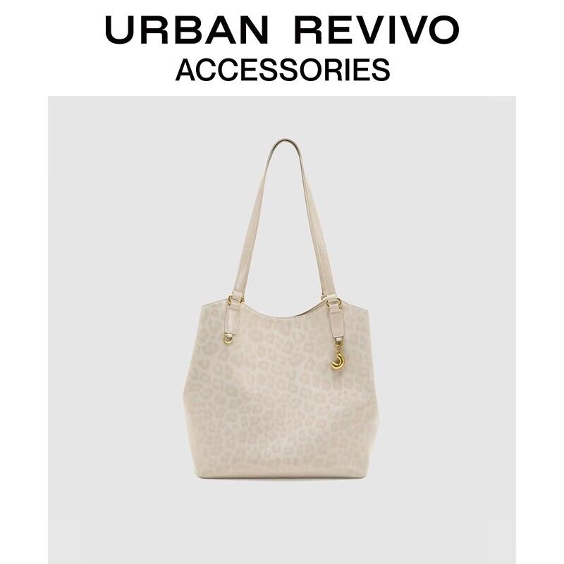URBAN REVIVO 2026 Leopard Print Shoulder Bag One Size