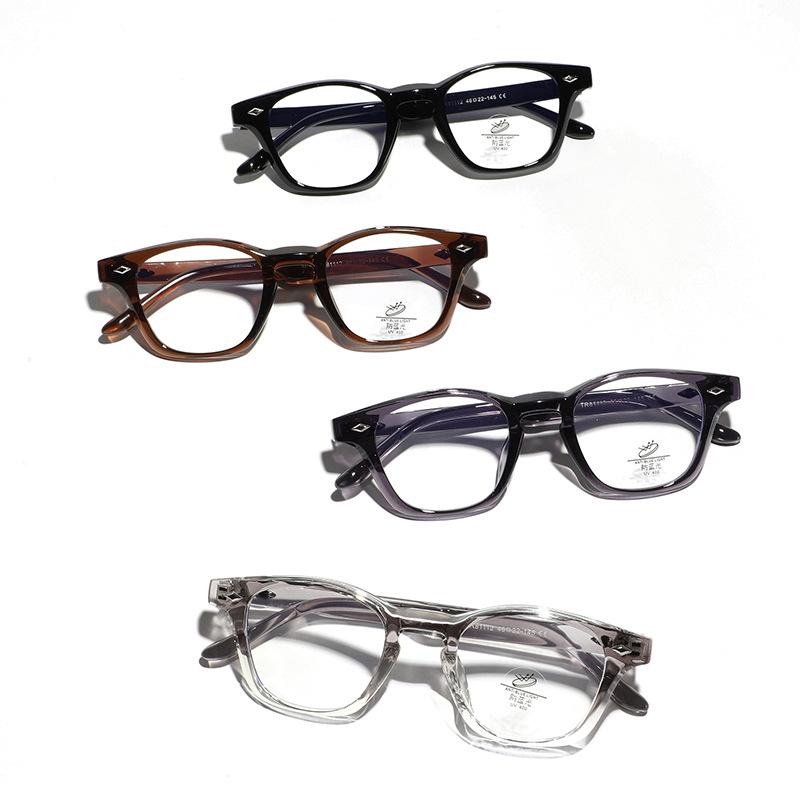 Glasses Frame Brown Retro Myopia Glasses Men Xiaohongshu Plain Mirror Women Flat Mirror