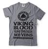 The Vikings T-shirt Viking Blood Norsemen Viking Ragnar Lothbrok T-shirt