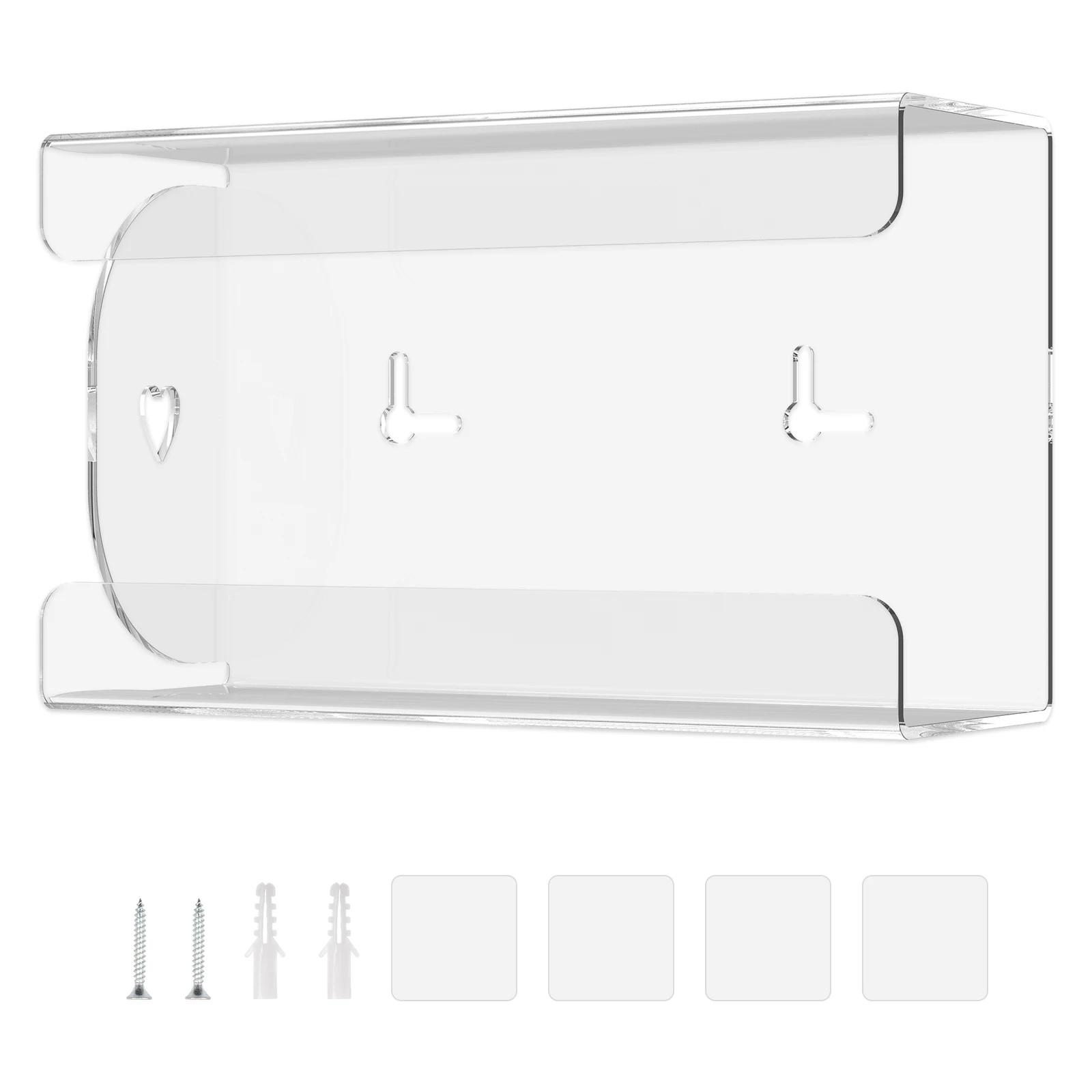 

Acrylic Glove Storage Box Transparent Wall Mounted Labor Protecte Glove Display Box Multipurpose Glove Dispenser for Hotel Home прозорий