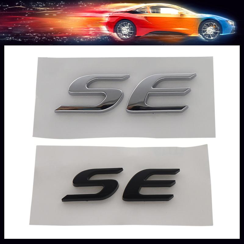 3D Premium ABS SE Buchstabenaufkleber Heckstoßstange Plakette Auto Heckklappe Emblem Zubehör Außendekoration