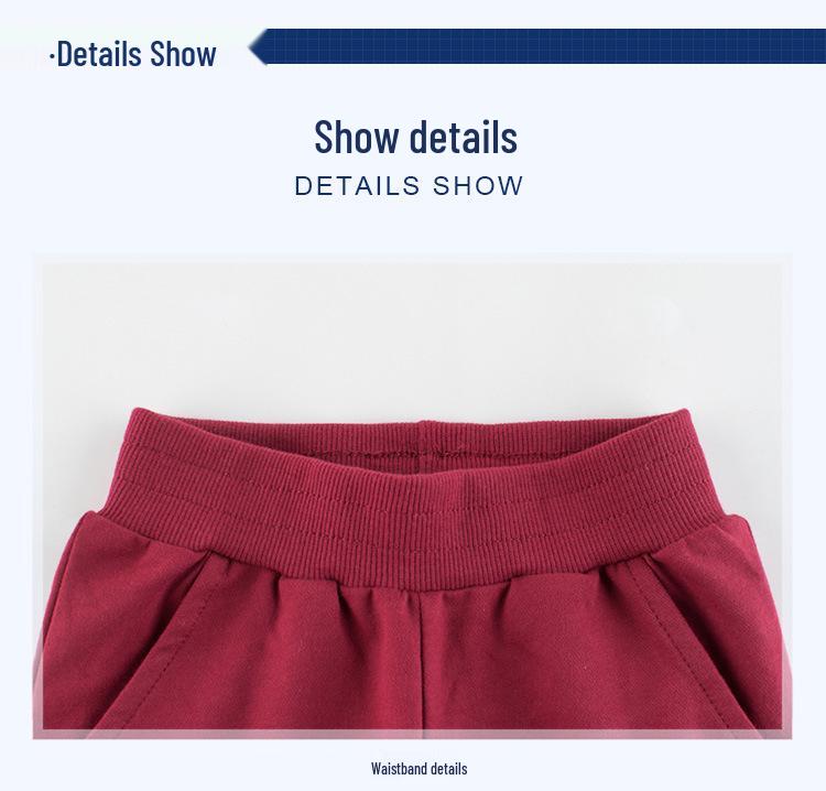 27kids Frühling/Herbst 2024 Einfarbige Jungen-Sporthose