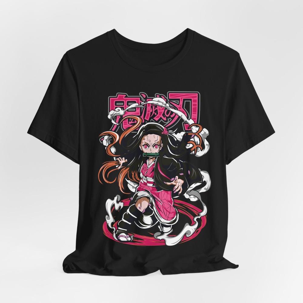 Nezuko Anime Graphic Tee Demon Slayer Anime Shirt Unisex Anime TShirt Manga