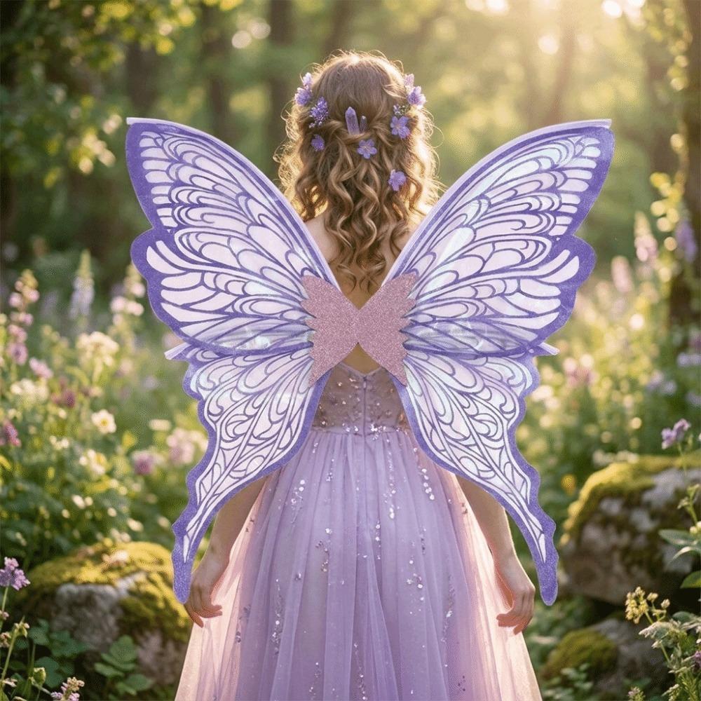 Sparkling Butterfly Wings Plastic Material Elf Wings New Fairy Wings Cosplay