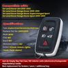 LR052905 Smart Remote Car Key Fob Case Cover Shell Housing Replacement for Land Rover LR4 for Range Rover Sport 2010 2011 2012 2013