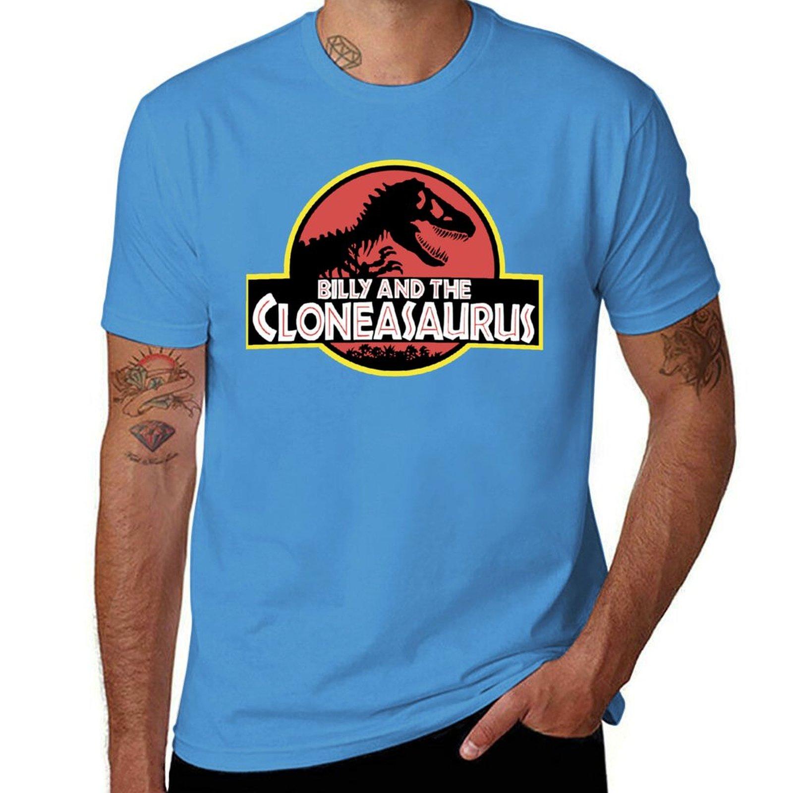 Billy and the Cloneasaurus Active T-Shirt funnys for a boy fitted t shirts for men S
