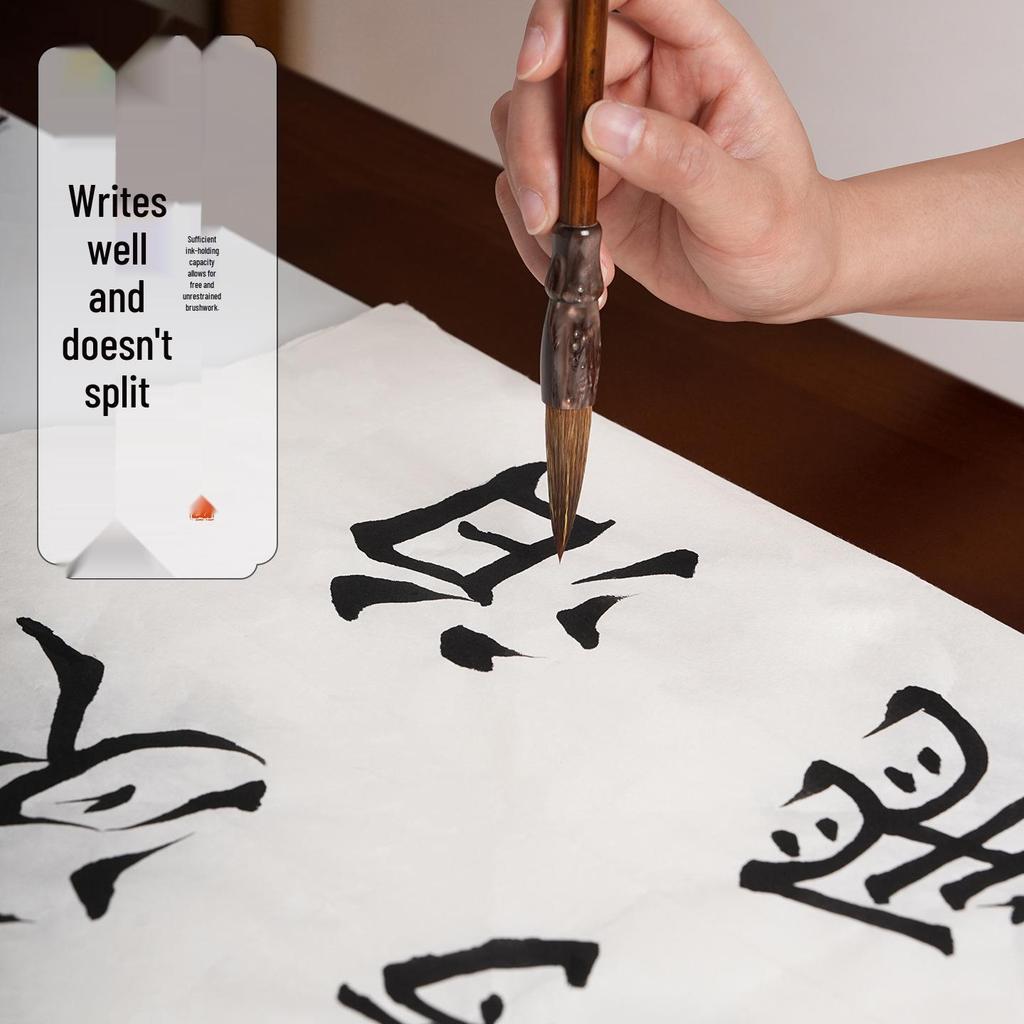 Beiwei Wolf Hair Calligraphy Brushes: Beginner to Expert, Large, Medium, Small Sizes for Regular Script.