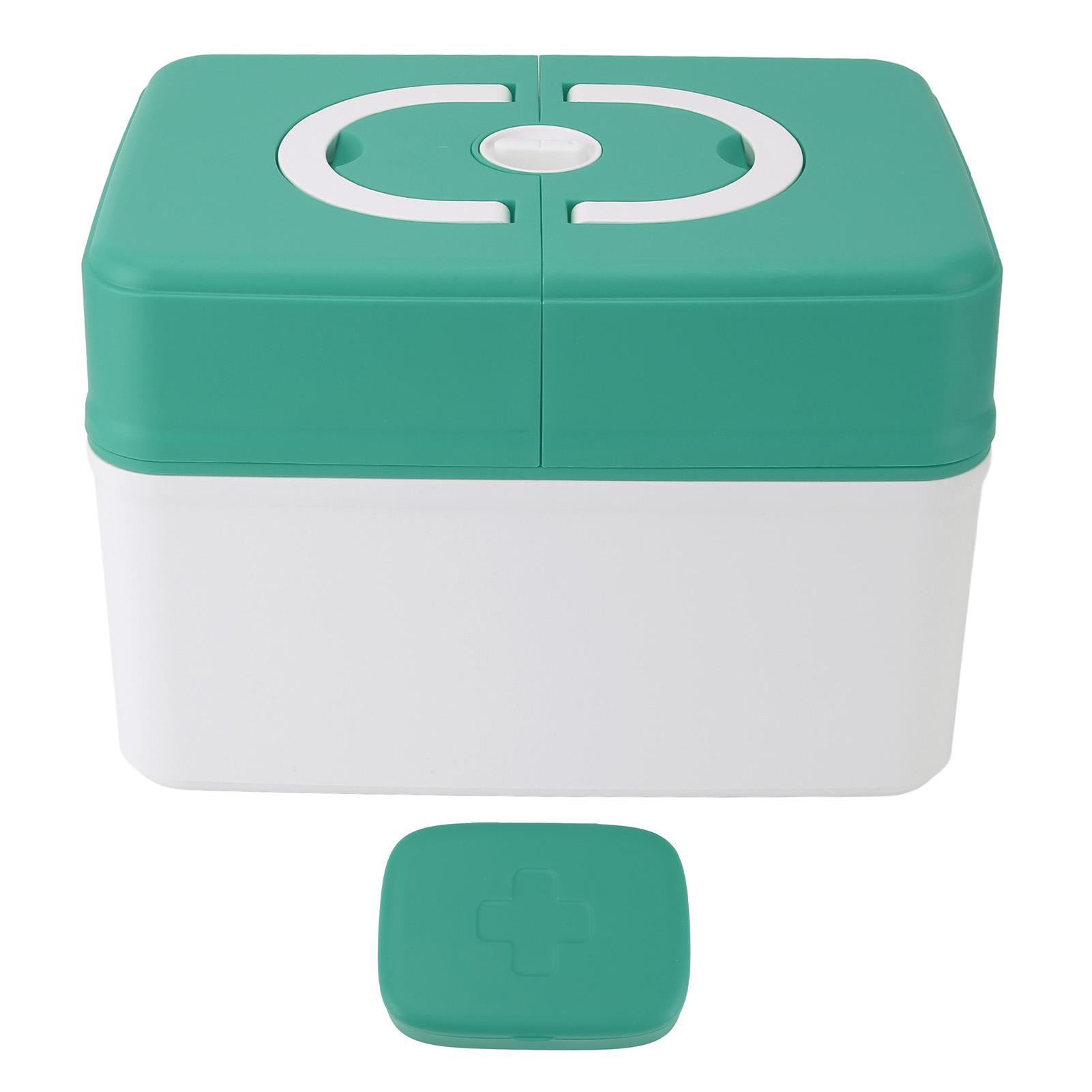 

Коробка для хранения лекарств Органайзер для аварийных принадлежностей Контейнер для медицинской аптечки для детского сада школы зелёный