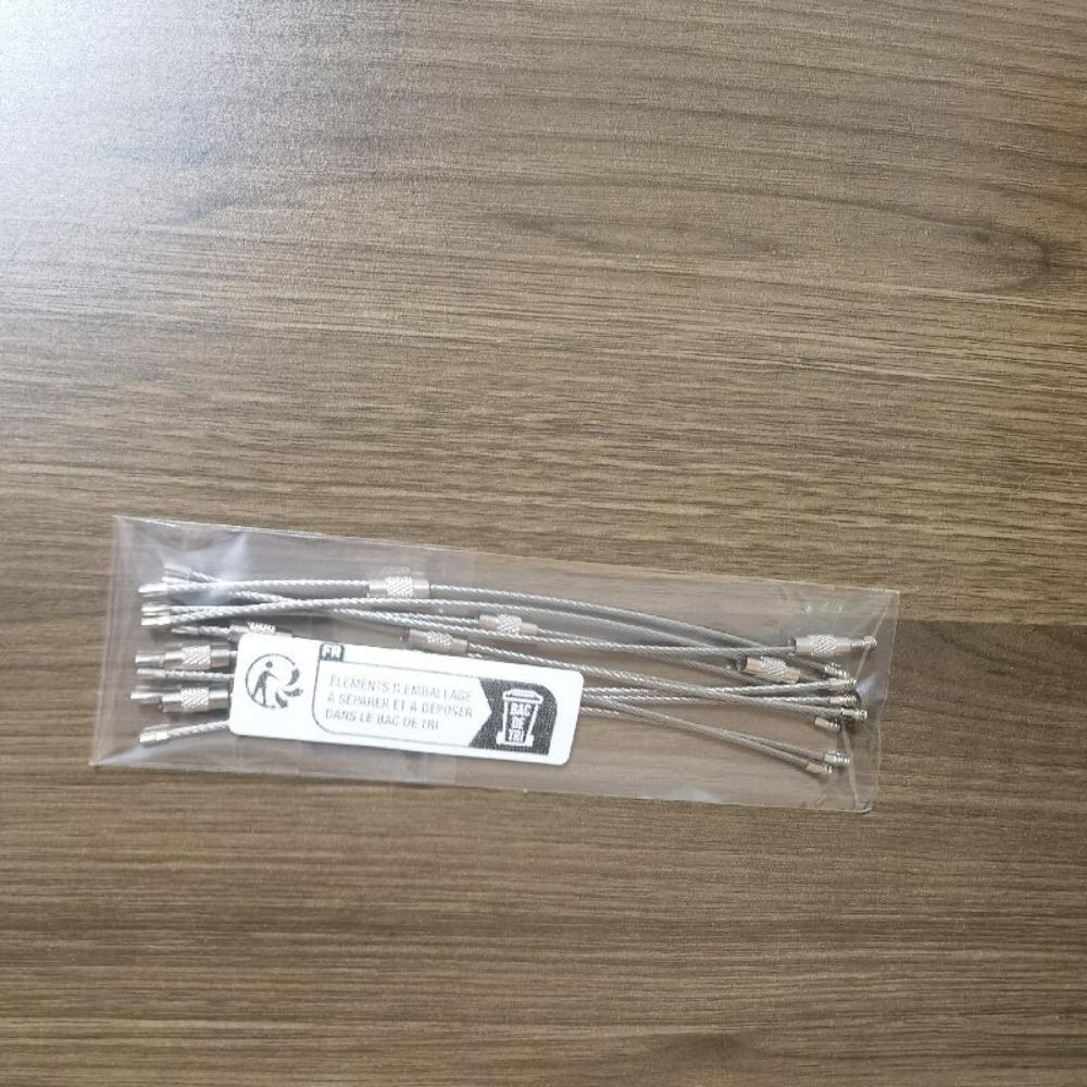 Edelstahl Edelstahl Schlüsselring Schlaufe Halter Outdoor Aktivität