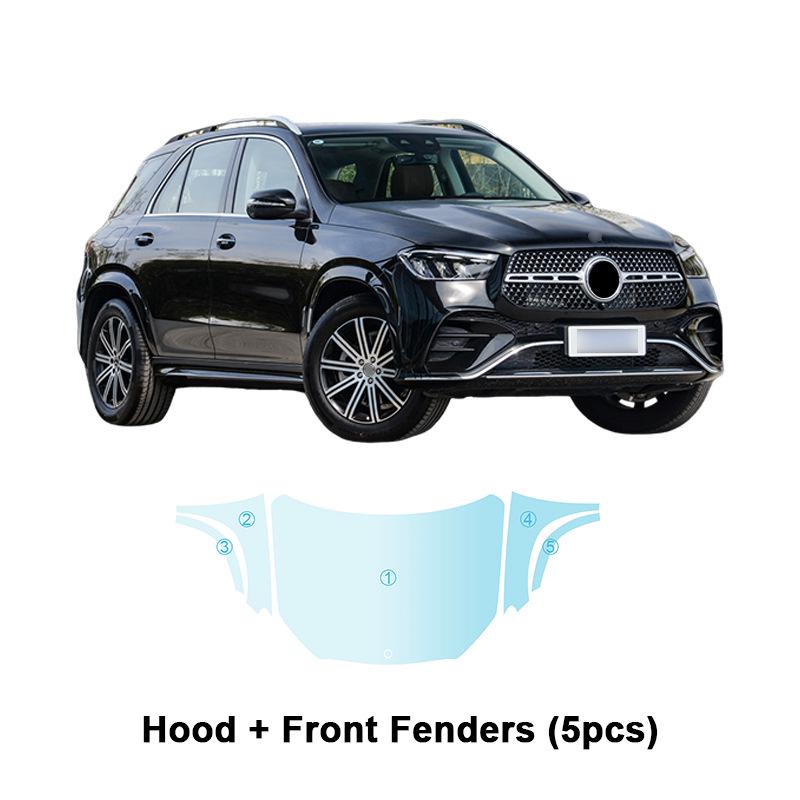 Mercedes-Benz GLE W167 TPU Invisible Paint Protection Film - Anti-Scratch & Brightening.