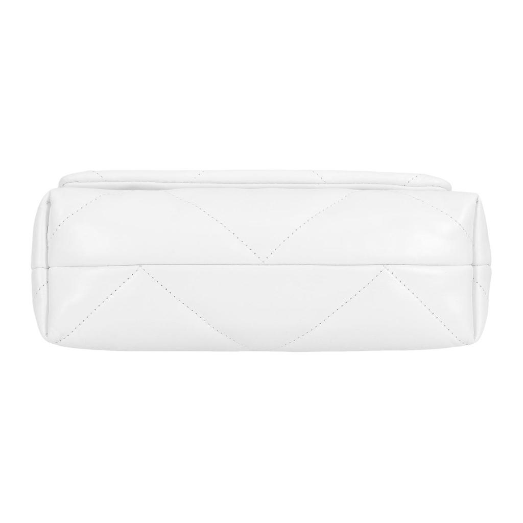 Tory Burch Kira Chain Shoulder Bag Flap Closure Napa Leather Crossbody Women bags White 154706-100