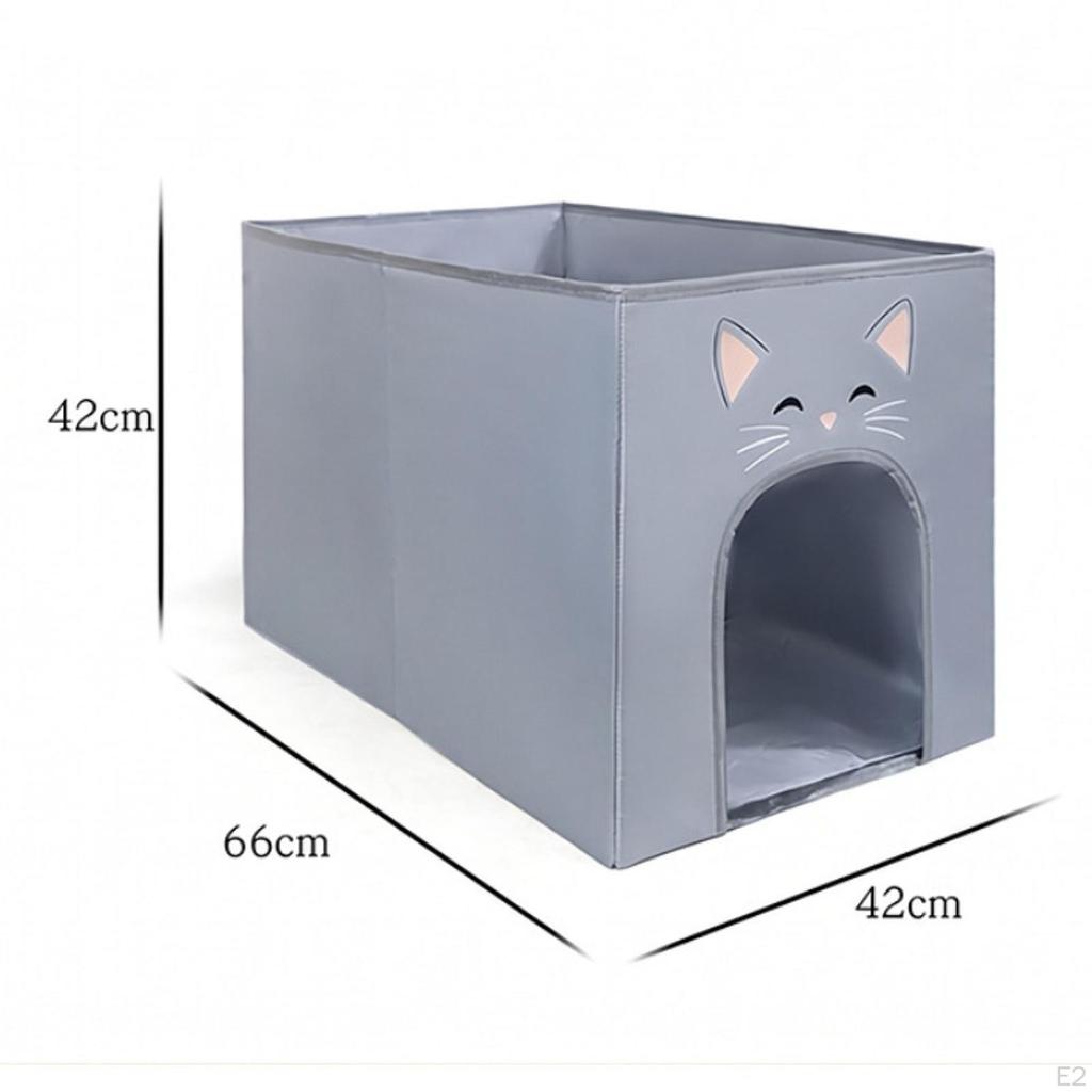 Cat Washroom Supplies Prevent Splashing Pet Bedpan Tray High Sided Anti Leakage Kitten Potty Toilet