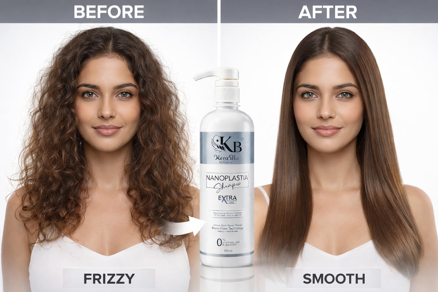 KeraBlis Nanoplastia Shampoo 500ml | Sulphate