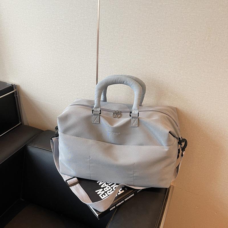 Fashion Luggage Shoulder Bag Women's Wet and Dry Separation Messenger Bag Simple Wear-resistant Nylon Water-proof Travel Bag