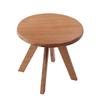 1/12 Dollhouse Simulation Mini Round Tea Coffee Table Model Dollhouse Wooden Furniture Decoration Dolls House Pretend Play Toys